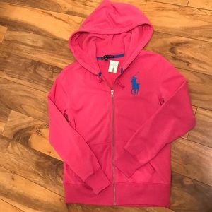 NWT~ POLO Ralph Lauren zip up fleece jacket